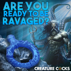 Creature Cocks Cockring Poseidon's Octo-ring Bleu